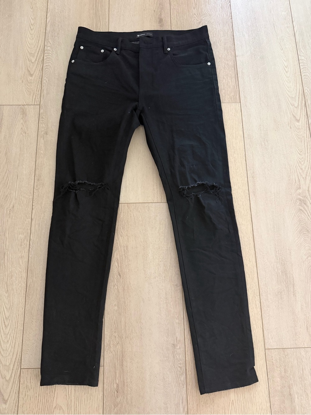 Men’s PURPLE Brand Black Jeans Like New Size 36